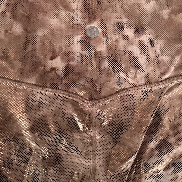 Lululemon Align HR 25" *Shine Diamond Dye Misty Shell Cacao Diffuse Dot Foil 8 - Picture 2 of 4